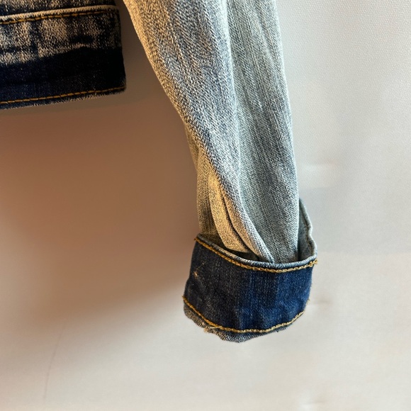 PUZZLE JEANS WEAR LIGHT WASH DENIM WOMEN’S TRUCKER STYLE JACKET SIZE XL - Picture 9 of 11